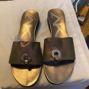 Anne Klein sport slide on sandals. Size 7- never used.